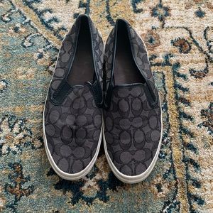 Coach slip on shoes